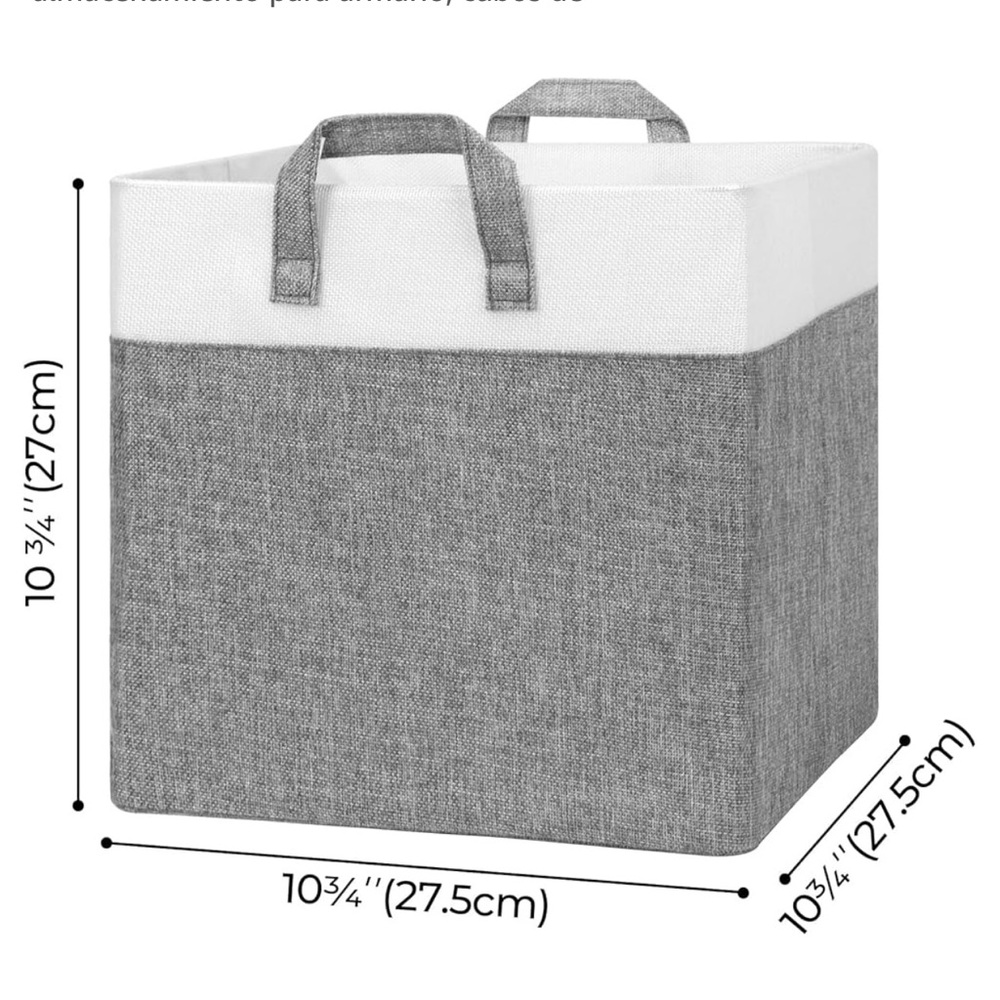 A set of 6 storage boxes 11x11